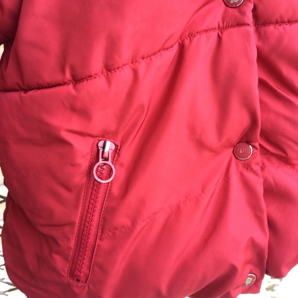 Zara Babygirl Outerwear Collection- Red Puffer Coat w/ Fleece Lining (2/3 years) - Picture 4 of 13